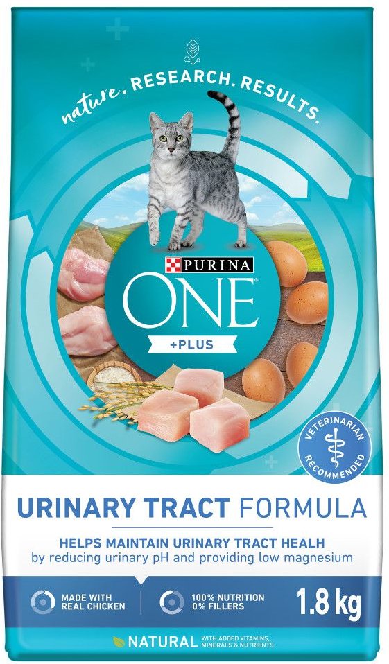 PURINA ONE Plus Urinary Tract Formula Chicken Dry Cat Food 1.8