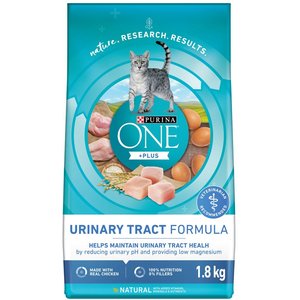 PURINA ONE Plus Hairball Formula Chicken Dry Cat Food 3 kg bag