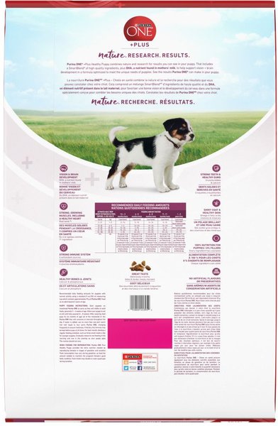 Show full view: Purina ONE +Plus Healthy Puppy Formula Lamb Dry Dog Food, 12-kg bag slide 3 of 10