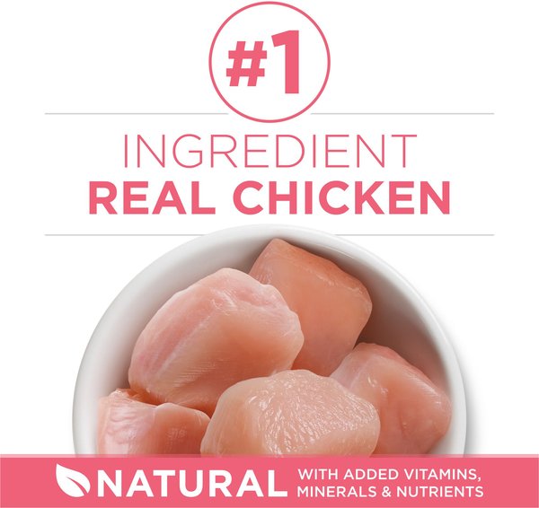 Show full view: Purina ONE +Plus Healthy Kitten Chicken Dry Cat Food, 1.8-kg bag slide 4 of 10