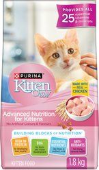 Kitten Chow Advanced Nutrition Dry Kitten Food, 1.8-kg bag
