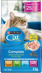 Cat Chow Complete with Real Chicken Dry Cat Food, 4-kg bag