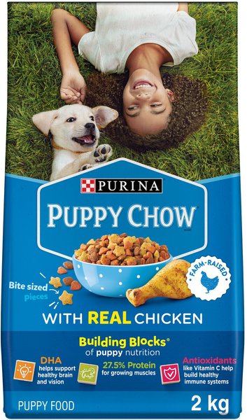 PUPPY CHOW Complete with Real Chicken Dry Dog Food 2 kg bag