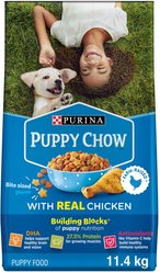 Puppy Chow Complete with Real Chicken Dry Dog Food, 11.4-kg bag
