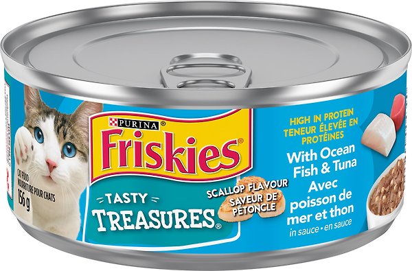 Friskies Plus with Ocean Fish in Sauce Canned Cat Food
