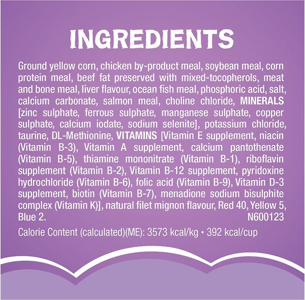 Show full view: Friskies Surfin' & Turfin' Dry Cat Food, 1.43-kg bag slide 9 of 11