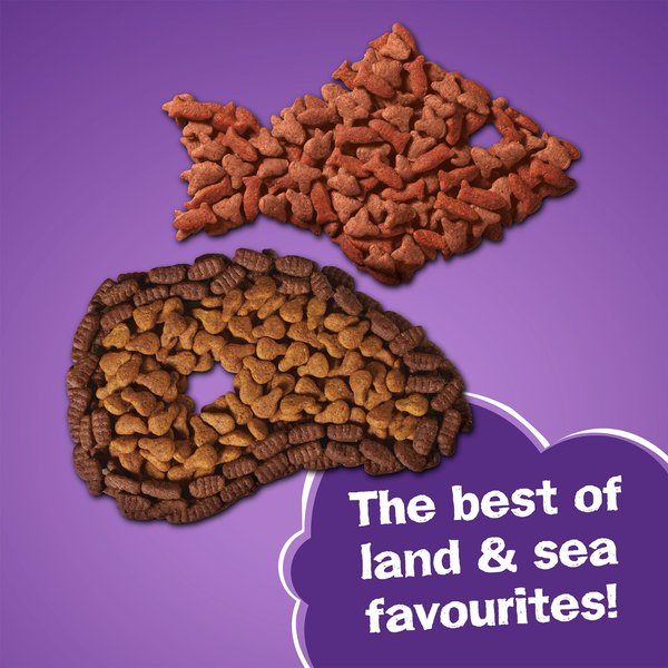 Show full view: Friskies Surfin' & Turfin' Dry Cat Food, 7.26-kg bag slide 7 of 11