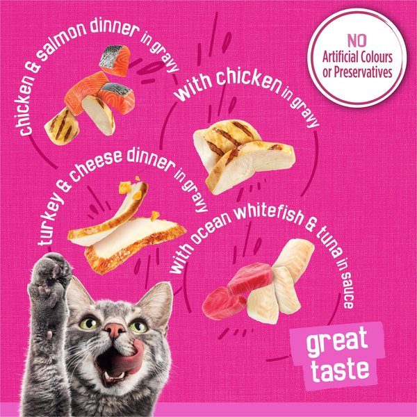 Show full view: Friskies Shredded Variety Pack Wet Cat Food, 156-g can, case of 32 slide 5 of 10