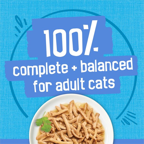 Show full view: Friskies Shredded Ocean Whitefish & Tuna Wet Cat Food, 156-g can, case of 24 slide 6 of 12