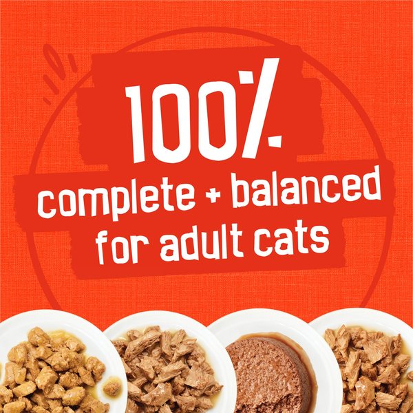 Show full view: Friskies Poultry Variety Pack Wet Cat Food, 156-g can, case of 32 slide 6 of 9