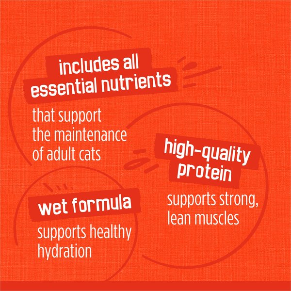 Show full view: Friskies Poultry Variety Pack Wet Cat Food, 156-g can, case of 32 slide 7 of 9