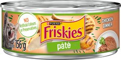 Friskies Pate Chicken Dinner Wet Cat Food, 156-g can, case of 24
