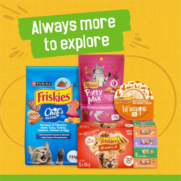 Show full view: Friskies Pate Chicken Dinner Wet Cat Food, 156-g can, case of 24 slide 8 of 10