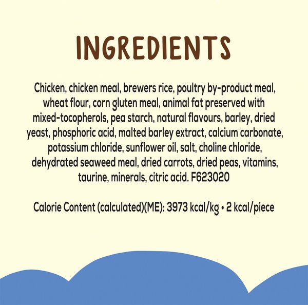 Show full view: Friskies Party Mix Naturals Gourmet Crunch with Real Chicken Cat Treats, 454-g jar slide 15 of 18