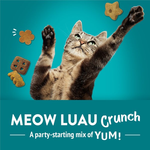 Show full view: Friskies Party Mix Meow Luau Crunch with Real Ocean Whitefish Cat Treats, 170-g pouch slide 8 of 11