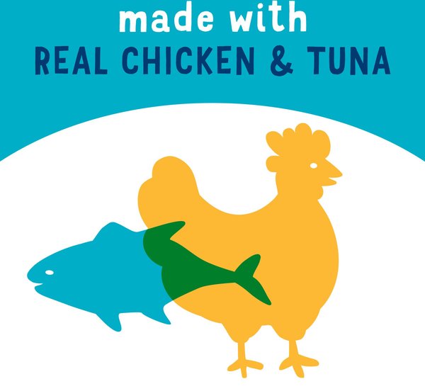 Show full view: Friskies Lil’ Soups with Tuna in a Velvety Chicken Broth Cat Food Complement, 34-g tray, case of 8 slide 3 of 11