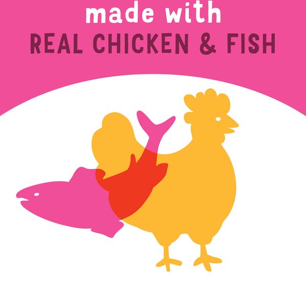 Show full view: Friskies Lil’ Soups with Sockeye Salmon in a Velvety Chicken Broth Cat Food Complement, 34-g tray, case of 8 slide 3 of 11