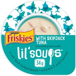 Friskies Lil' Soups with Skipjack Tuna Cat Food Complement, 34-g tray, case of 8