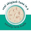 Show in main carousel: Friskies Lil' Soups with Skipjack Tuna Cat Food Complement, 34-g tray, case of 8 slide 7 of 11