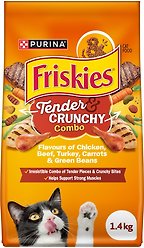 Friskies Grillers Dry Cat Food, 1.4-kg bag