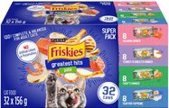Friskies Greatest Hits Variety Pack Wet Cat Food, 156-g, case of 32
