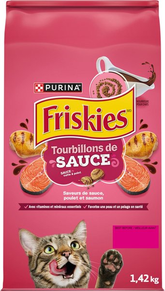 Show full view: Friskies Gravy Swirlers Adult Dry Cat Food, 1.42-kg bag slide 3 of 11