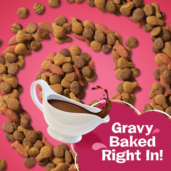 Show full view: Friskies Gravy Swirlers Adult Dry Cat Food, 1.42-kg bag slide 8 of 11
