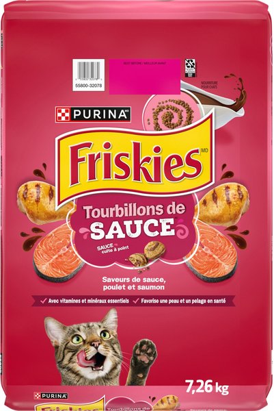 Show full view: Friskies Gravy Swirlers Adult Dry Cat Food, 7.26-kg bag slide 3 of 11