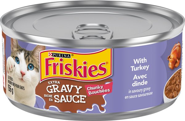 Friskies wet cat 2024 food extra gravy