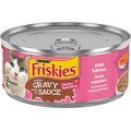 Friskies Extra Gravy Chunky with Salmon in Savoury Gravy Wet Cat Food, 156-g can, case of 24