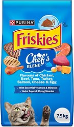 Friskies Chef's Blend Dry Cat Food, 7.5-kg bag