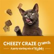 Show in main carousel: Friskies Party Mix Cheezy Craze Crunch with Real Cheese Cat Treats, 170-g pouch slide 8 of 11