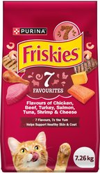 Friskies 7 Dry Cat Food, 7.26-kg bag