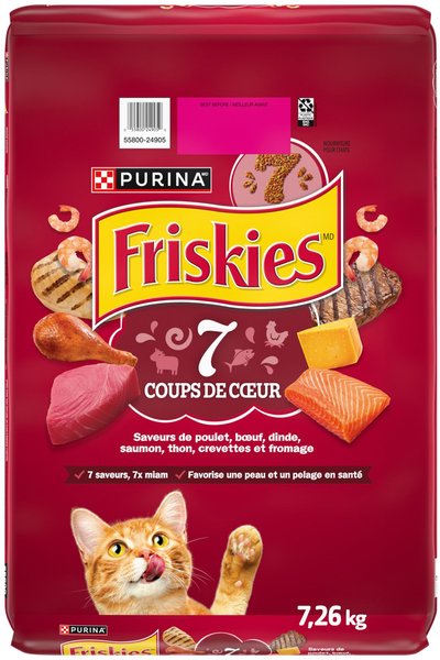 Show full view: Friskies 7 Dry Cat Food, 7.26-kg bag slide 3 of 9