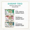 Show in main carousel: Fancy Feast Shrimp Trio Variety Pack Wet Cat Food, 85-g can, case of 12 slide 5 of 9