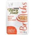 Fancy Feast Seafood Bisque with Shrimp Cat Food Complement, 40-g pouch, case of 16