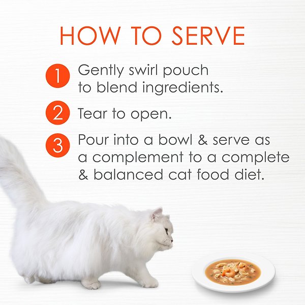 Show full view: Fancy Feast Seafood Bisque with Shrimp Cat Food Complement, 40-g pouch, case of 16 slide 3 of 11