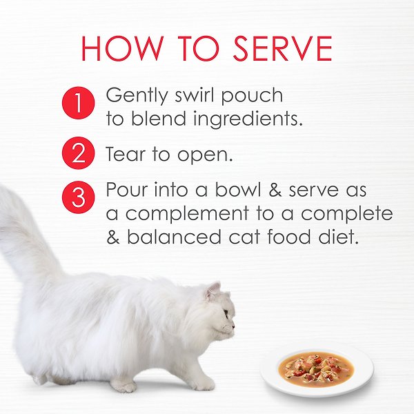 Show full view: Fancy Feast Seafood Bisque with Accents of Real Lobster Cat Food Complement, 40-g pouch, case of 16 slide 3 of 11