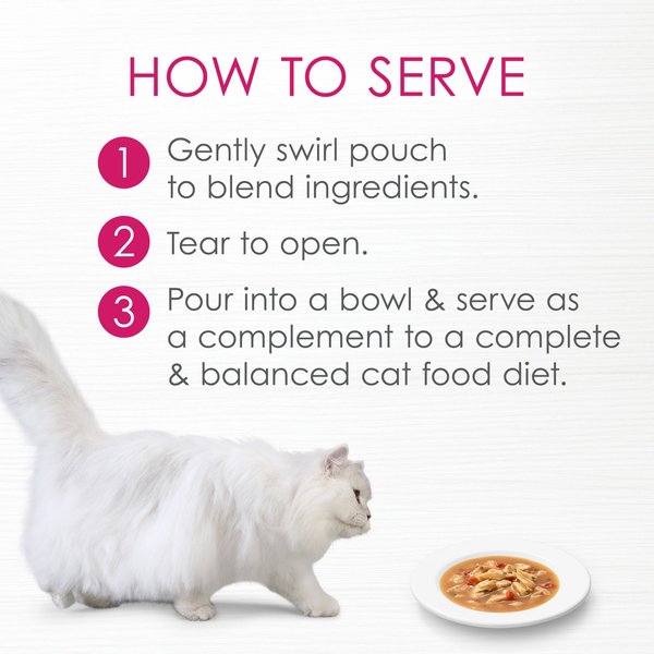 Show full view: Fancy Feast Seafood Bisque with Accents of Real Crab Cat Food Complement, 40-g pouch, case of 16 slide 3 of 11