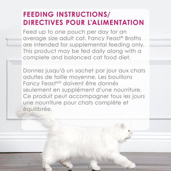 Show full view: Fancy Feast Seafood Bisque with Accents of Real Crab Cat Food Complement, 40-g pouch, case of 16 slide 9 of 11