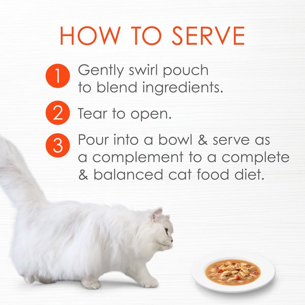 Show full view: Fancy Feast Seafood Bisque Collection Variety Pack Cat Food Complement, 40-g pouch, case of 12 slide 4 of 10