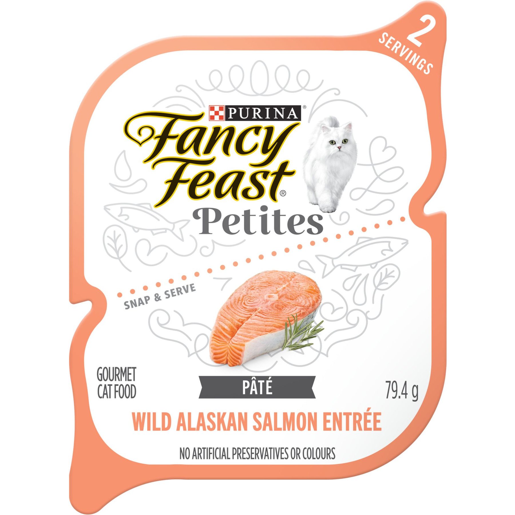 FANCY FEAST Petites Pate Ocean Whitefish & Tuna Entree Wet Cat