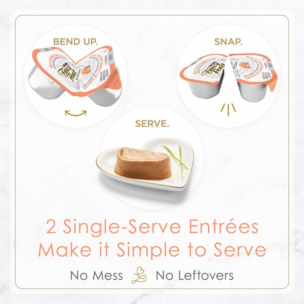 Show full view: Fancy Feast Petites Pate Wild Alaskan Salmon Entree Wet Cat Food, 79.4-g tray, case of 12 slide 3 of 11