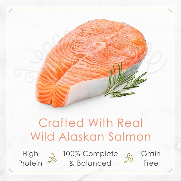 Show full view: Fancy Feast Petites Pate Wild Alaskan Salmon Entree Wet Cat Food, 79.4-g tray, case of 12 slide 4 of 11