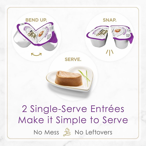 Show full view: Fancy Feast Petites Pate Tender Turkey Entree Wet Cat Food, 79.4-g tray, case of 12 slide 3 of 11