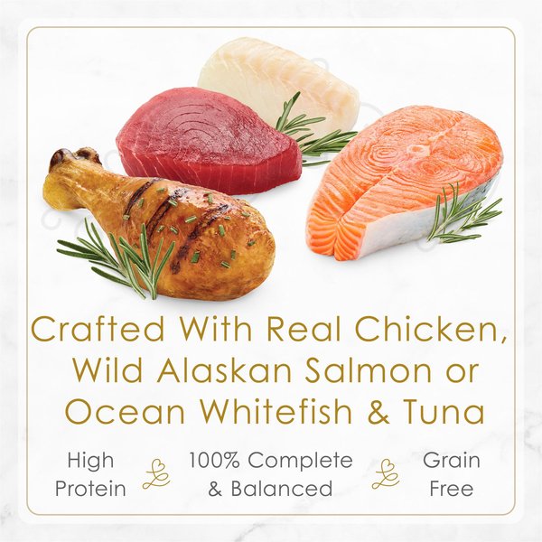 Show full view: Fancy Feast Petites Pate Collection Variety Pack Wet Cat Food, 79.4-g tray, case of 24 slide 4 of 10