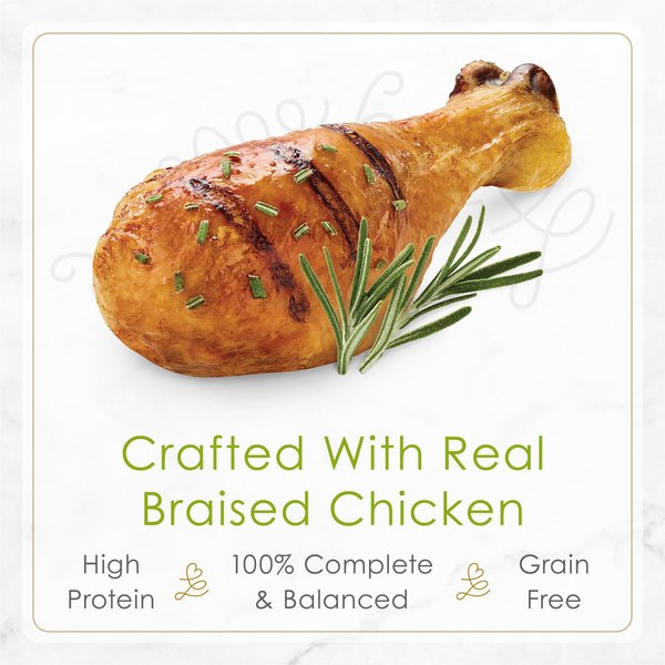 Show full view: Fancy Feast Petites Pate Braised Chicken Entree Wet Cat Food, 79.4-g tray, case of 12 slide 4 of 11