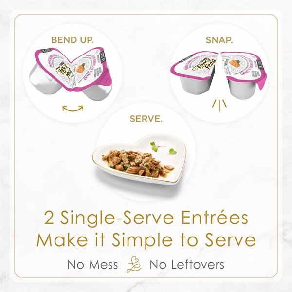 Show full view: Fancy Feast Petites in Gravy Collection Variety Pack Wet Cat Food, 79.4-g tray, case of 24 slide 3 of 10