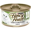 Show in main carousel: Fancy Feast Pate Turkey & Giblets Feast Wet Cat Food, 85-g can, case of 24 slide 1 of 10