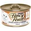 Show in main carousel: Fancy Feast Pate Tender Liver & Chicken Feast Wet Cat Food, 85-g can, case of 24 slide 1 of 10